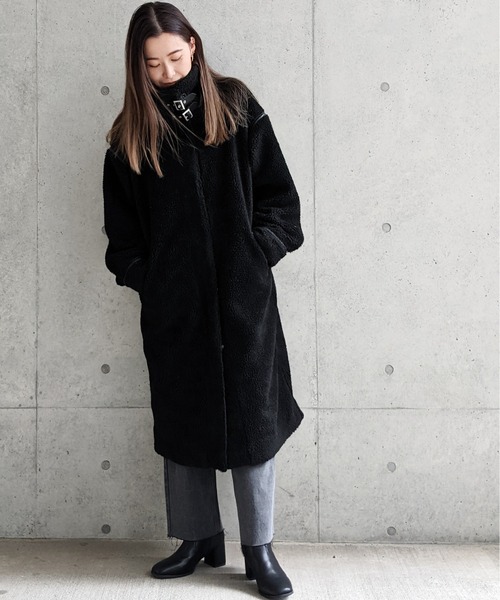 Per sist ence（パーシエンス）の「Per sist ence/パーシエンス　ボアパイピングコート（その他アウター・レディース・ブラック/ベージュ/アイボリー/モカ・FREE）」の14枚目の写真