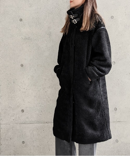 Per sist ence（パーシエンス）の「Per sist ence/パーシエンス　ボアパイピングコート（その他アウター・レディース・ブラック/ベージュ/アイボリー/モカ・FREE）」の21枚目の写真