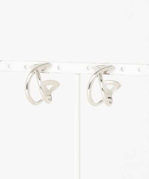 PHILIPPE AUDIBERT（フィリップ オーディベール）の「[PHILIPPE AUDIBERT/フィリップ オーディベール] BO CREOLE LIV LAITON シルバーピアス（ピアス（両耳用）・レディース・シルバー・ONE SIZE）」の5枚目の写真