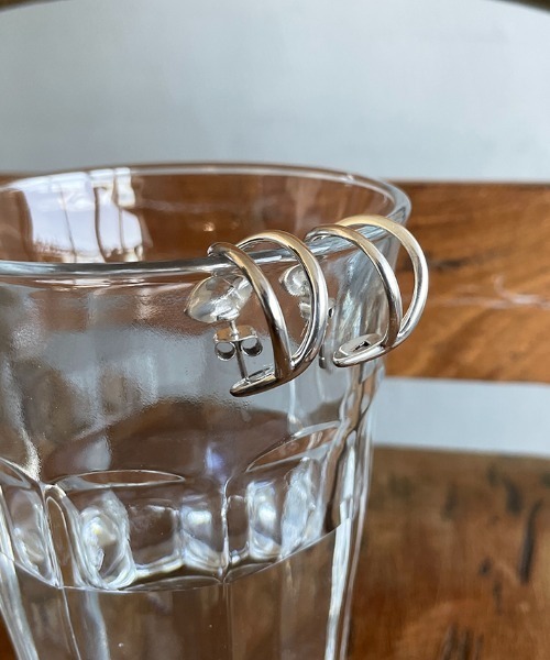 PHILIPPE AUDIBERT（フィリップ オーディベール）の「[PHILIPPE AUDIBERT/フィリップ オーディベール] BO CREOLE LIV LAITON シルバーピアス（ピアス（両耳用）・レディース・シルバー・ONE SIZE）」の10枚目の写真