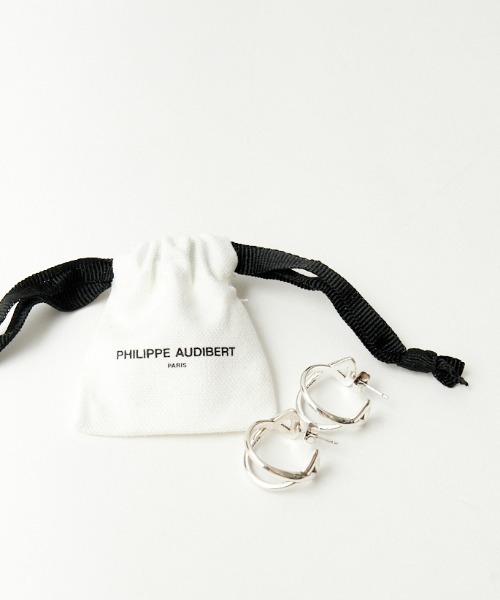 【Philippe Audibert】CREOLE ADDISON シルバー ピアス ♪ PHILIPPE AUDIBERT [フィリップ オーディベール] CREOLE JOSE