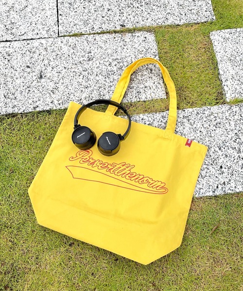 WHO'S WHO gallery（フーズフーギャラリー）の「【KOOKY'N/クーキー】スタジアムトート（トートバッグ・メンズ・ホワイト/ブラック/グリーン/ブルー/イエロー/レッド・FREE）」の6枚目の写真