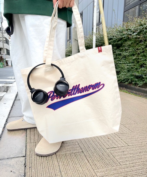 WHO'S WHO gallery（フーズフーギャラリー）の「【KOOKY'N/クーキー】スタジアムトート（トートバッグ・メンズ・ホワイト/ブラック/グリーン/ブルー/イエロー/レッド・FREE）」の14枚目の写真