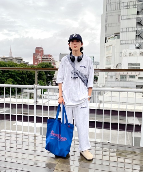 WHO'S WHO gallery（フーズフーギャラリー）の「【KOOKY'N/クーキー】スタジアムトート（トートバッグ・メンズ・ホワイト/ブラック/グリーン/ブルー/イエロー/レッド・FREE）」の22枚目の写真