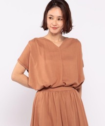 MEW'S REFINED CLOTHES | 美シルエット抜き衿ブラウス(シャツ/ブラウス)