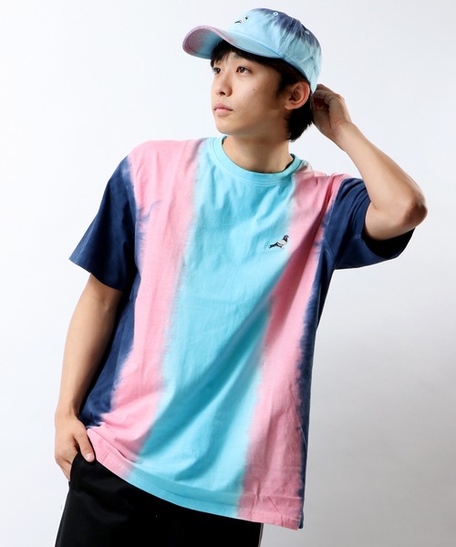 staple（ステイプル）の「【STAPLE】ワンポイントピジョン刺繍 グラデーション 半袖Tシャツ（Tシャツ/カットソー・メンズ・ミント・2XL/XL/L）」の4枚目の写真