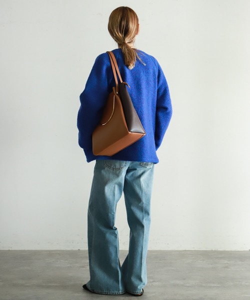 ノンブルアンペール　スライバーニットショートコート NOMBRE IMPAIR - スライバーニット ショートコート - Sheth