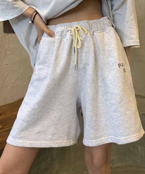 meJane(ミージェーン)の「PAUL18ロゴTシャツ+ハーフパンツ 2点セット【ZOZOTOWN限定】(セットアップ・レディース・チャコールグレー/グレー/オートミール・FREE)」の18枚目の写真