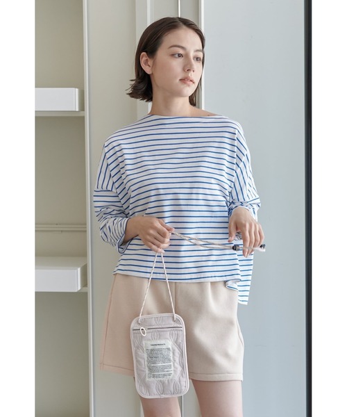 THEATRE PRODUCTS（シアタープロダクツ）の「キルティングシートバッグ Ssize（ショルダーバッグ・レディース・ホワイト/ブラック/ベージュ/グリーン・FREE）」の14枚目の写真