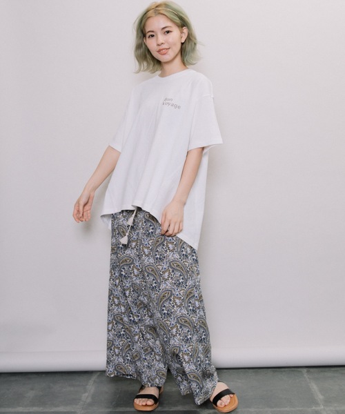 refinedworks(リファインドワークス)の「ペイズリー柄イージーPT(その他パンツ・レディース・ベージュ/ネイビー・FREE)」の9枚目の写真