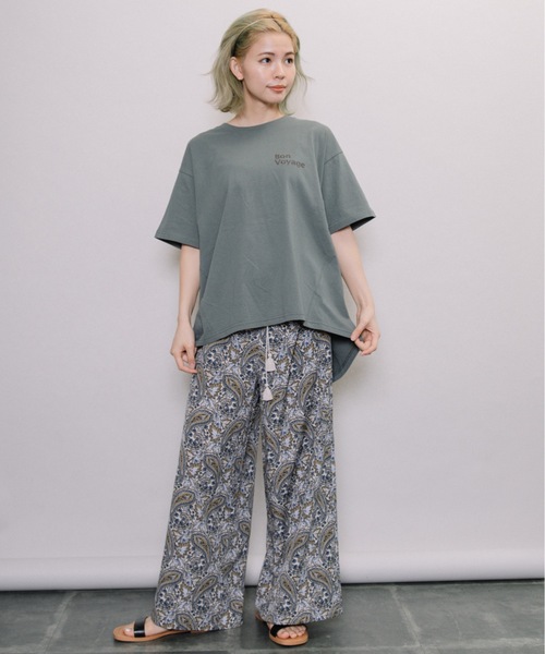 refinedworks(リファインドワークス)の「ペイズリー柄イージーPT(その他パンツ・レディース・ベージュ/ネイビー・FREE)」の10枚目の写真