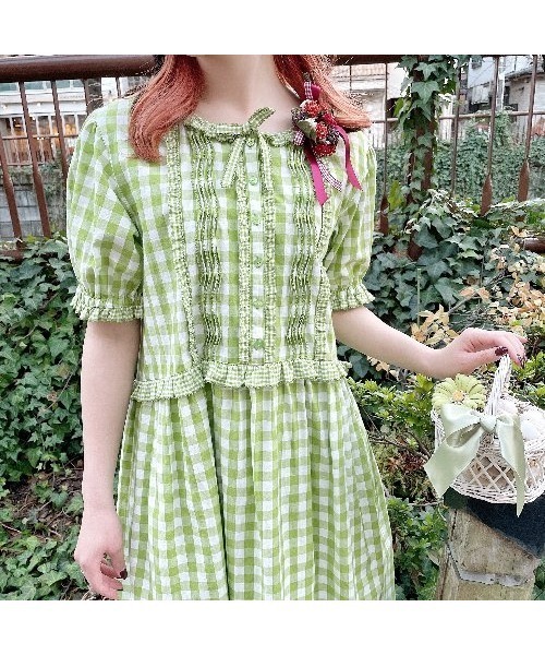 ギンガムパッチワークワンピース ワンピース Pink House ピンクハウス のファッション通販 Zozotown