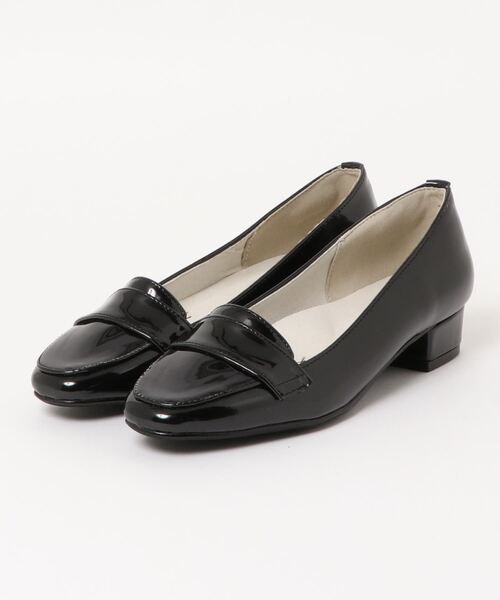 REAL CUBE（リアルキューブ）の「ローファーパンプス（パンプス・レディース・ブラック/ブルー/グレー/ゴールド・LL/L/M/S）」の2枚目の写真