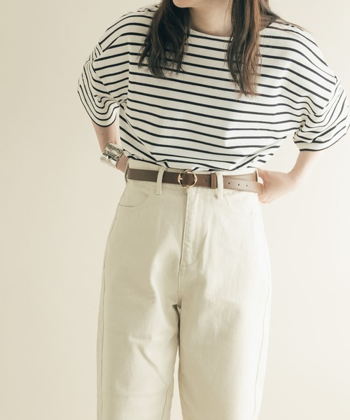 SMELLY(スメリー)の「ツイストバックルベルト(ベルト・レディース・ブラウン/ブラック・-)」の3枚目の写真