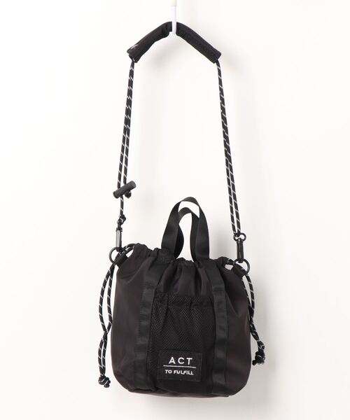 ACCOMMODE（アコモデ）の「ベルクロワッペンショルダーバッグ（ショルダーバッグ・レディース・カーキ/ベージュ/ブラック・FREE）」の7枚目の写真