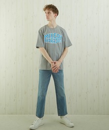 【TONE BY AS】カレッジプリントTEE(BL)