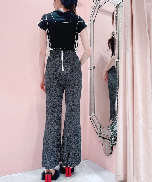 lilLilly(リルリリー)の「サイドリボンリブビスチェ(その他トップス・レディース・ホワイト/ブラック/レッド/ピンク・FREE)」の5枚目の写真