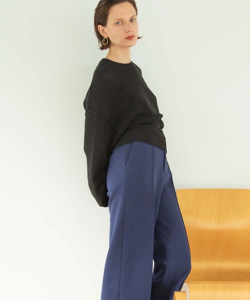 ANT（アント）の「コンストラクトシルエットニット【ANT】（ニット/セーター・レディース・ブラック/ベージュ/カーキ・FREE）」の11枚目の写真