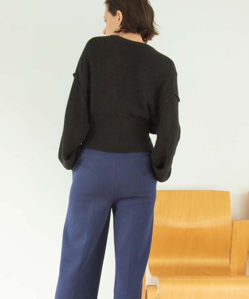 ANT（アント）の「コンストラクトシルエットニット【ANT】（ニット/セーター・レディース・ブラック/ベージュ/カーキ・FREE）」の20枚目の写真