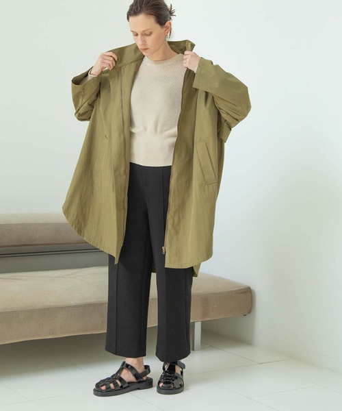 ANT（アント）の「コンストラクトシルエットニット【ANT】（ニット/セーター・レディース・ブラック/ベージュ/カーキ・FREE）」の7枚目の写真