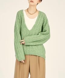 BRACTMENT | ＜BRACTMENT(ブラクトメント)＞BM ケーブル深Vネック プルオーバー(ニット/セーター)