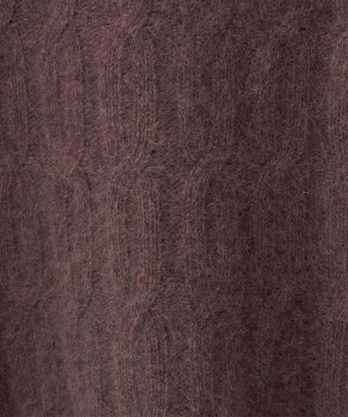 BRACTMENT（ブラクトメント）の「＜BRACTMENT(ブラクトメント)＞BM ケーブル深Vネック プルオーバー（ニット/セーター・レディース・モカ/ナチュラル/ケリー・FREE）」の17枚目の写真