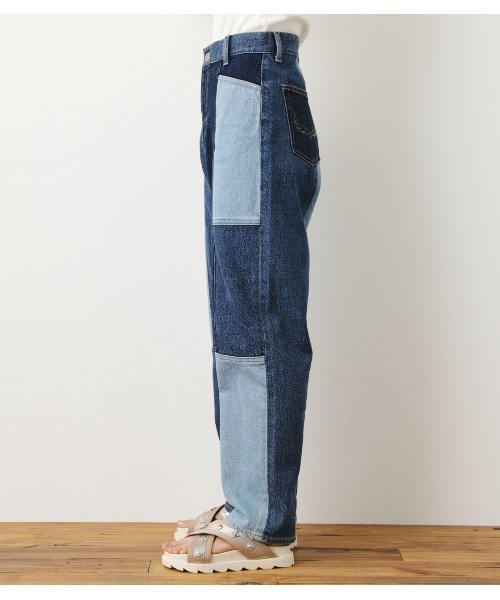 RODEO CROWNS WIDE BOWL（ロデオクラウンズワイドボウル）の「switching denim ﾊﾟﾝﾂ（デニムパンツ・レディース・ブルー・SMALL/MEDIUM/X-SMALL）」の5枚目の写真
