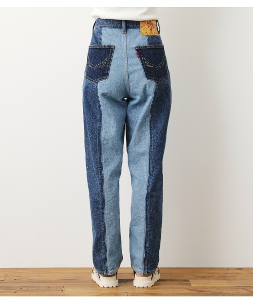 RODEO CROWNS WIDE BOWL（ロデオクラウンズワイドボウル）の「switching denim ﾊﾟﾝﾂ（デニムパンツ・レディース・ブルー・SMALL/MEDIUM/X-SMALL）」の7枚目の写真