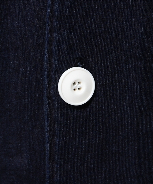 WEGO（ウィゴー）の「WEGO/カットデニムショップコート（ステンカラーコート・メンズ・ダークインディゴブルー/インディゴブルー・MEDIUM/LARGE）」の10枚目の写真