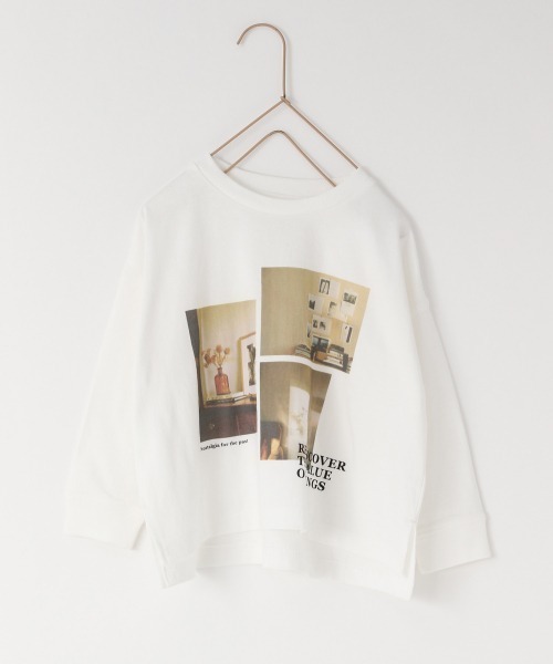 LOWRYS FARM(ローリーズファーム)の「アソートフォトロンTLS 227998(Tシャツ/カットソー・キッズ・チャコールグレー/オフホワイト/ホワイト系その他・110cm/120cm/130cm/140cm/150cm)」の6枚目の写真
