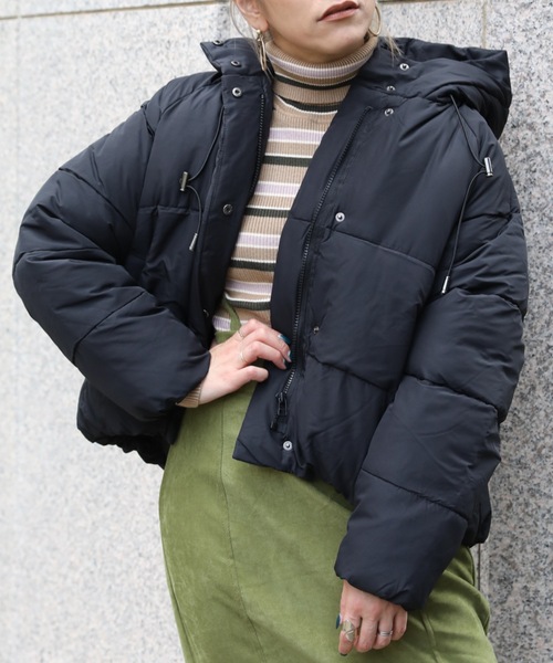 ap retro（アプレトロ）の「エコダウンブルゾン（ダウンジャケット/コート・レディース・アイボリー/ブラック/ベージュ・FREE）」の20枚目の写真