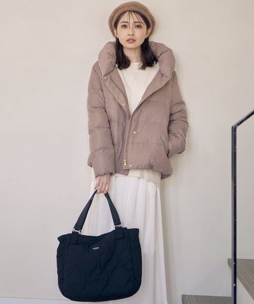 ikka(イッカ)の「ピーチサテンボリュームスカート(スカート・レディース・ライトグレー/ブラック/グリーン系その他・M/L)」の4枚目の写真
