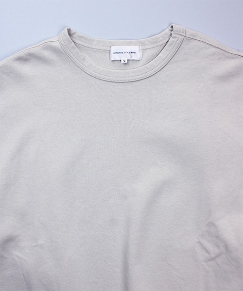 Universal Style Wear(ユニバーサルスタイルウェア)の「Universal Style Wear ヘビースムース サイドタック ロンT(Tシャツ/カットソー・メンズ・グレイッシュベージュ/ブラック/ホワイト/オリーブ・MEDIUM/LARGE/X-LARGE)」の21枚目の写真