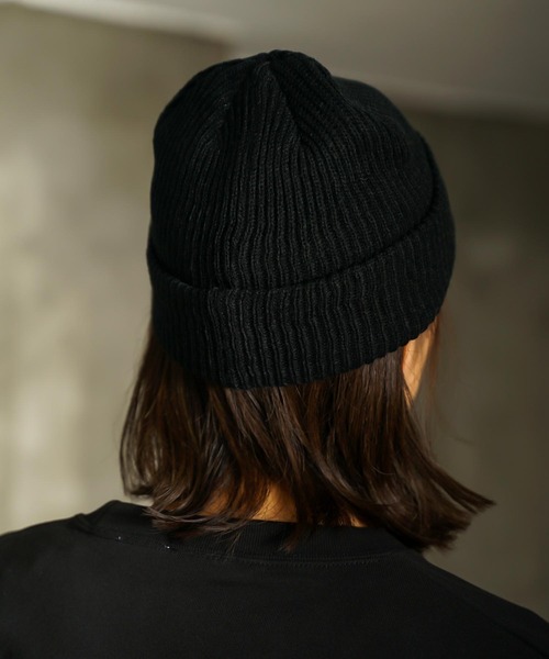 THRASHER（スラッシャー）の「FLAME LOGO RIB BEANIE/スラッシャーニットキャップ・ビーニー（ニットキャップ/ビーニー・メンズ・ブラック/ベージュ/ライトパープル/ライトグレー・FREE）」の9枚目の写真