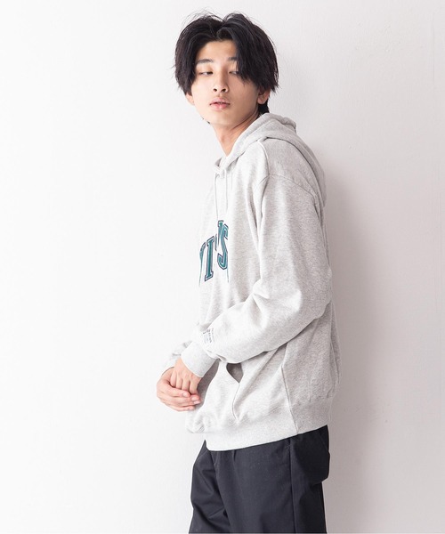 VISION STREET WEAR(ヴィジョンストリートウェア)の「【VISION STREET WEAR/ビジョンストリートウェア】ベロアワッペン裏毛フーディープルパーカー/トレーナー/コットン100%(パーカー・メンズ・パープル/チャコールグレー/ワイン/グレー/アイボリー・LARGE/MEDIUM/X-LARGE)」の22枚目の写真