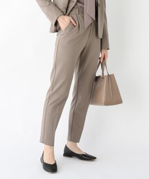 index | ◆DELEGANT ポンチテーパードパンツ【WEB限定アイテム】(スーツパンツ)