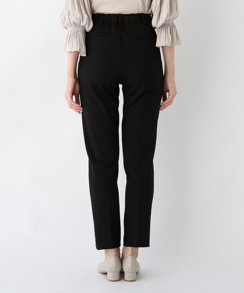 index（インデックス）の「◆DELEGANT ポンチテーパードパンツ【WEB限定アイテム】（スーツパンツ・レディース・ブラック系1/ブラック/ダークグレー・38/42/36/40）」の8枚目の写真