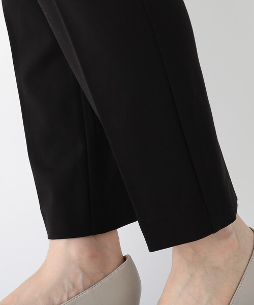 index（インデックス）の「◆DELEGANT ポンチテーパードパンツ【WEB限定アイテム】（スーツパンツ・レディース・ブラック系1/ブラック/ダークグレー・38/42/36/40）」の10枚目の写真