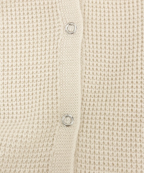 apres jour clair(アプレジュールクレア)の「【apres jour clair】ワッフルニットカーディガン(Tシャツ/カットソー・レディース・ベージュ/アイボリー/クリーム・フリー/X-LARGE)」の21枚目の写真