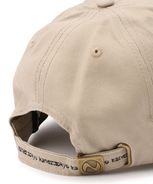 L.H.P Private Brand（エルエイチピープライベートブランド）の「KaneZ/ケインズ/ワンポイント刺繍キャップ/MR.YING YANG CAP（キャップ・メンズ・ベージュ/カーキ・FREE）」の4枚目の写真