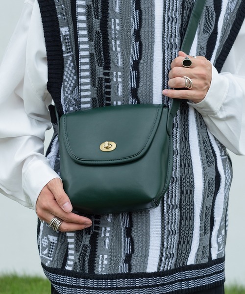 kutir（クティール）の「レトロショルダーバッグ（ショルダーバッグ・メンズ・ブラック/グリーン/ダークブラウン/イエロー・FREE）」の3枚目の写真