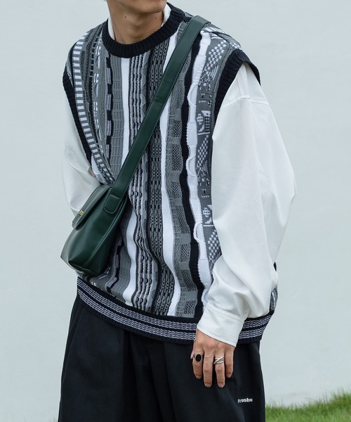 kutir（クティール）の「レトロショルダーバッグ（ショルダーバッグ・メンズ・ブラック/グリーン/ダークブラウン/イエロー・FREE）」の10枚目の写真