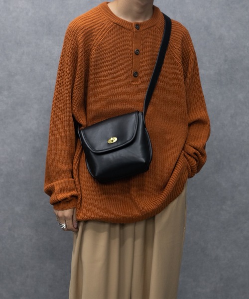 kutir（クティール）の「レトロショルダーバッグ（ショルダーバッグ・メンズ・ブラック/グリーン/ダークブラウン/イエロー・FREE）」の19枚目の写真