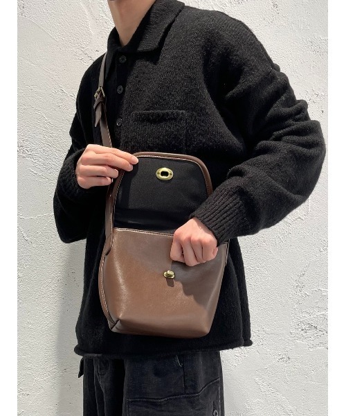 kutir（クティール）の「レトロショルダーバッグ（ショルダーバッグ・メンズ・ブラック/グリーン/ダークブラウン/イエロー・FREE）」の21枚目の写真