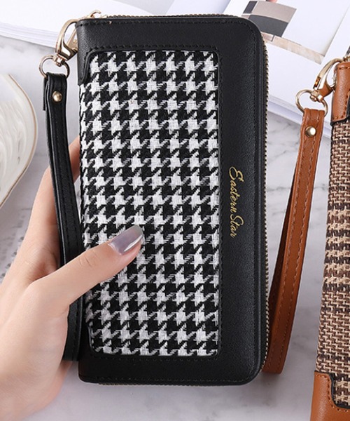 STYLEBLOCK(スタイルブロック)の「マルチロングウォレット(財布・レディース・ブラック/ブルー/ブラック系その他/チェック/ブラウン系その他/ホワイト・FREE)」の2枚目の写真