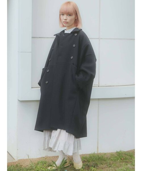 merry jenny（メリージェニー）の「more more loose コート（その他アウター・レディース・ブラック/オリーブ・FREE）」の17枚目の写真