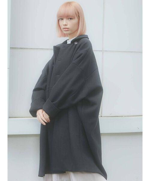 merry jenny（メリージェニー）の「more more loose コート（その他アウター・レディース・ブラック/オリーブ・FREE）」の20枚目の写真