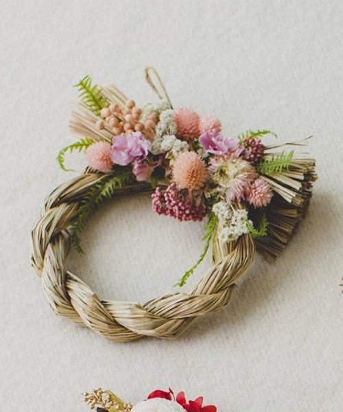 studio CLIP（スタディオクリップ）の「しめ縄リース【晴れの日】（インテリア雑貨・レディース・ホワイト/パープル/ピンク・FREE）」の3枚目の写真