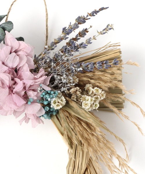 studio CLIP（スタディオクリップ）の「しめ縄リース【晴れの日】（インテリア雑貨・レディース・ホワイト/パープル/ピンク・FREE）」の10枚目の写真