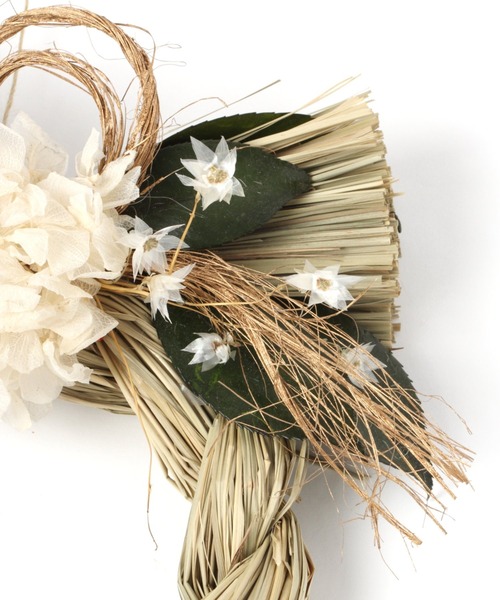 studio CLIP（スタディオクリップ）の「しめ縄リース【晴れの日】（インテリア雑貨・レディース・ホワイト/パープル/ピンク・FREE）」の4枚目の写真